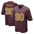 Seanshop W.Commanders #90 Charles Omenihu Player Burgundy Alternate Vapor Untouchable Home Game Stitched Jerseys