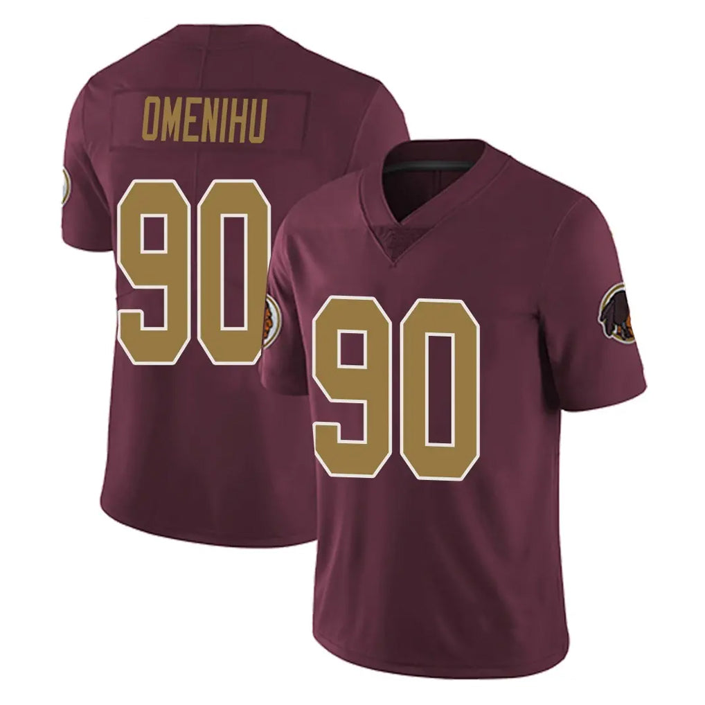 Seanshop W.Commanders #90 Charles Omenihu Player Burgundy Alternate Home Game Stitched Jerseys£¨¸±±¾£©