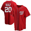 Seanshop  W.Nationals #20 Keibert Ruiz Player Red Home Alternate Replica Jerseys