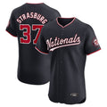 Seanshop  W.Nationals #37 Stephen Strasburg Player Navy Elite Stitched Jerseys