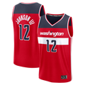 Leonaf W.Wizards #12 Tre Johnson III Red Fast Break Replica Jerseys - Icon Edition