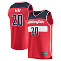 Leonaf W.Wizards #20 Alexandre Sarr Red Fast Break Replica Player Jerseys - Icon Edition