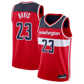 Leonaf W.Wizards #23 Anthony Davis Red Swingman Jerseys - Icon Edition