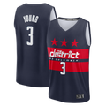 Leonaf W.Wizards #3 Trae Young Navy Fast Break - Statement Edition