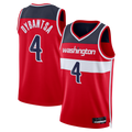 Leonaf W.Wizards #4 AJ Dybantsa Red 2026 Draft Swingman Jerseys - Icon Edition