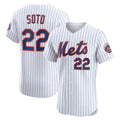 seanshop  New York Mets #22 Juan Soto White  Home Elite Jersey