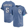 seanshop   Washington Nationals #5 CJ Abrams Blue  2025 City Connect Limited Jersey