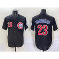 seanshop  Chicago Cubs #23 Ryne Sandberg Black  Limited Stitched Jersey