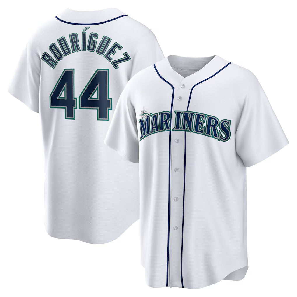 seanshop  Seattle Mariners #44 Julio Rodriguez White  Home Replica Player Jersey