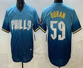 seanshop  Philadelphia Phillies #59 Jhoan Duran Blue  2024 City Cool Base Jersey
