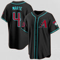 seanshop  Arizona Diamondbacks #4 Ketel Marte Black  2024 Cool Base Stitched Jersey