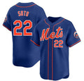 seanshop  New York Mets #22 Juan Soto Royal  2024 Alternate Limited Stitched Jersey