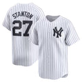 seanshop  New York Yankees #27 Giancarlo Stanton White  Home Limited Player Jersey