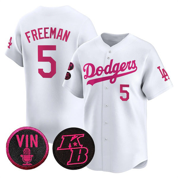 seanshop Los Angeles Dodgers #5 Freddie Freeman White  2026 Mother¡¯s Day Vapor Premier Limited Stitched Jersey