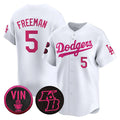 seanshop Los Angeles Dodgers #5 Freddie Freeman White  2026 Mother¡¯s Day Vapor Premier Limited Stitched Jersey