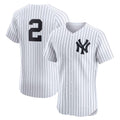 seanshop  New York Yankees #2 Derek Jeter White  Home Elite Player Jersey