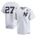 seanshop  New York Yankees #27 Giancarlo Stanton White  2024 World Series Home Limited Stitched Jersey