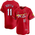 seanshop  St. Louis Cardinals #11 Victor Scott II Red  City Connect Limited Stitched Jersey