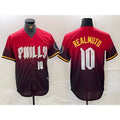 seanshop  Philadelphia Phillies #10 JT Realmuto Red  2024 City Player Number Cool Base Jersey 2