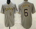 seanshop  Pittsburgh Pirates #6 Konnor Griffin Grey  Limited Jersey
