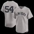 seanshop  New York Yankees #54 Max Fried Gray  Road Limited Player Jersey 2