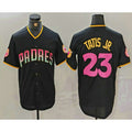 seanshop  San Diego Padres #23 Fernando Tatis Jr Black  20th Anniversary Cool Base Stitched Jersey