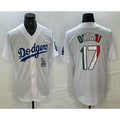 seanshop Los Angeles Dodgers #17 Shohei Ohtani Mexico White  Cool Base Stitched Jerseys