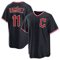 seanshop  Cleveland Guardians #11 Jos¨¦ Ram¨ªrez Navy  2025 Alternate Limited Stitched Jersey