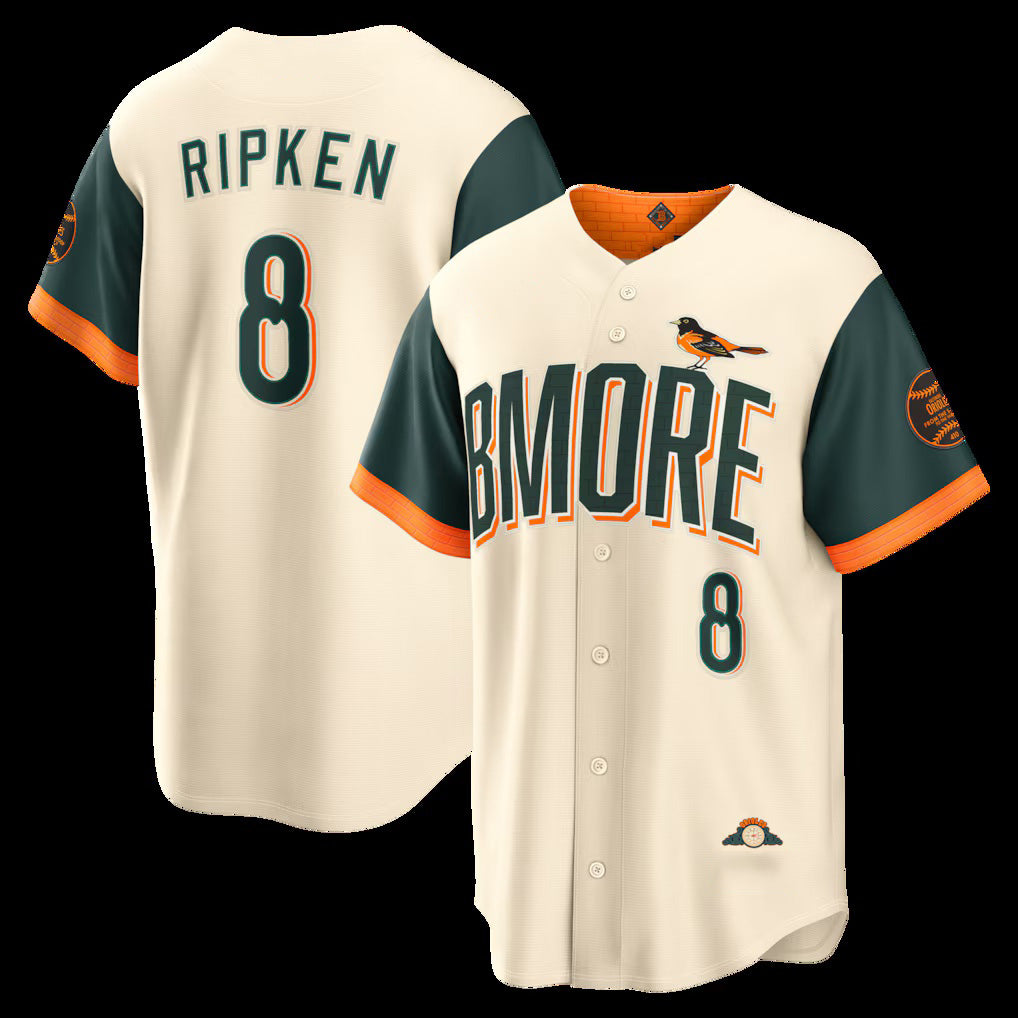 seanshop Baltimore Orioles #8 Cal Ripken Jr. Natural  2026 City Connect Stadium Jersey