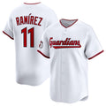 seanshop  Cleveland Guardians #11 Jose Ramirez White  Home Limited Stitched Jersey