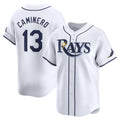 seanshop  Tampa Bay Rays #13 Junior Caminero White  Home Limited Player Jersey