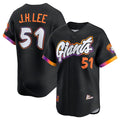 seanshop  San Francisco Giants #51 Jung Hoo Lee Black  Anthracite 2025 City Connect Limited Stitched Jersey