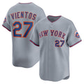 seanshop  New York Mets #27 Mark Vientos Gray  All-Star Limited Jersey