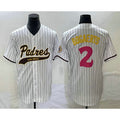 seanshop  San Diego Padres #2 Xander Bogaerts White  NEW 2023 City Connect Cool Base Stitched Jersey