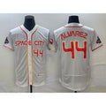 seanshop Houston Astros #44 Yordan Alvarez Number White  2023 City Connect Flex Base Stitched Jersey 2