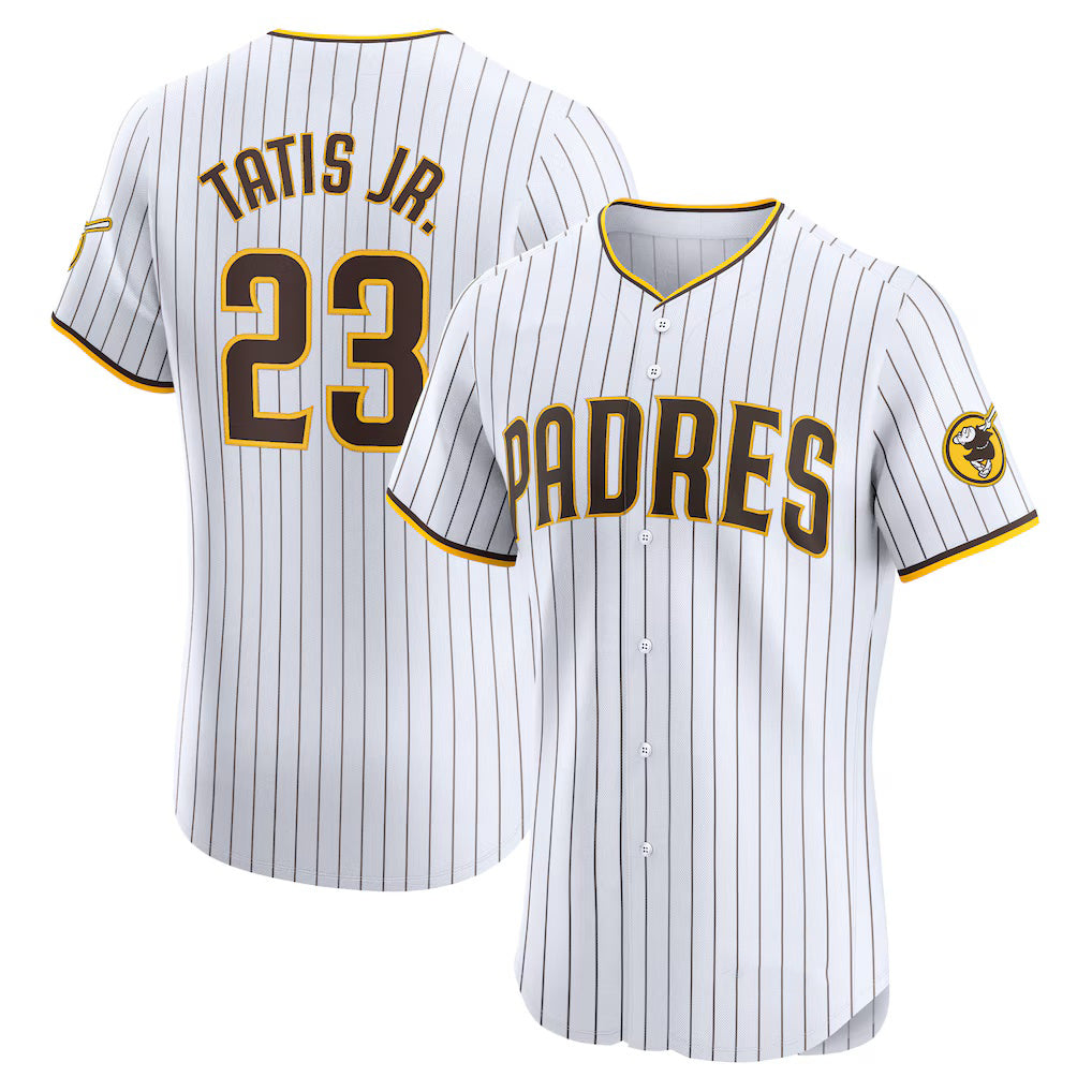seanshop  San Diego Padres #23 Fernando Tatis Jr. White  Home Elite Jersey