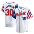 seanshop Detroit Tigers #30 Kerry Carpenter White  2025 Independence Day Vapor Premier Limited Stitched Jersey
