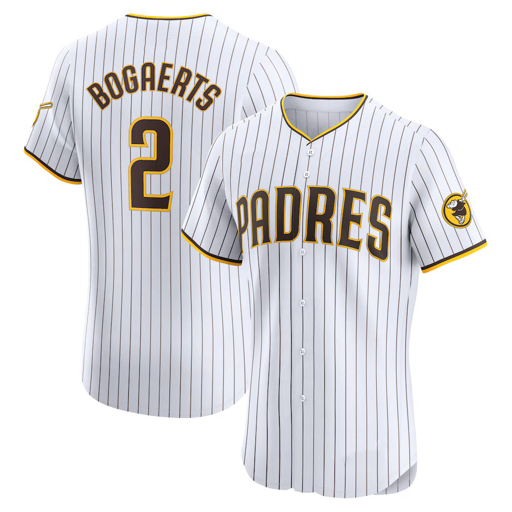 seanshop  San Diego Padres #2 Xander Bogaerts White  Home Elite Jersey