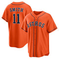 seanshop Houston Astros #11 Cam Smith Orange  Alternate Replica Jersey