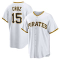 seanshop  Pittsburgh Pirates #15 Oneil Cruz White  Home Replica Jersey