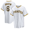 seanshop  Pittsburgh Pirates #6 Konnor Griffin White  Home Replica Jersey