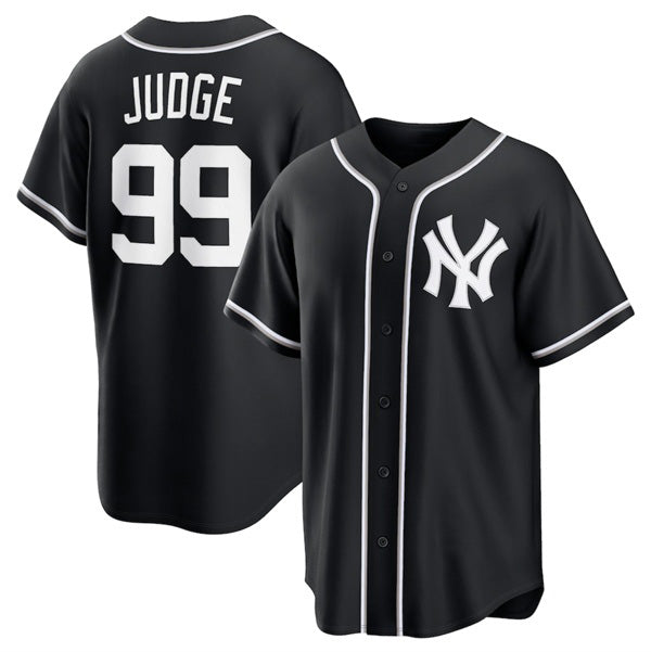 seanshop  New York Yankees #99 Aaron Judge Black  Out Stitched Jersey