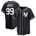 seanshop  New York Yankees #99 Aaron Judge Black  Out Stitched Jersey