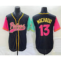 seanshop  San Diego Padres #13 Manny Machado Black  NEW 2023 City Connect Cool Base Stitched Jersey