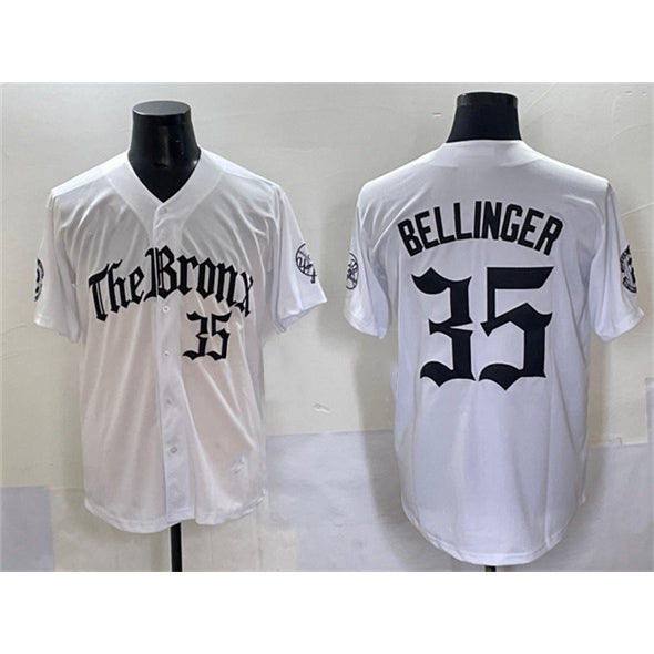 seanshop  New York Yankees #35 Cody Bellinger White  'Gothic Legacy Edition' Vapor Premier Limited Stitched Jersey