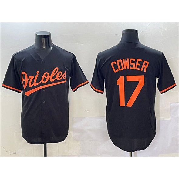 seanshop Baltimore Orioles #17 Colton Cowser Black  Cool Base Stitched Jersey