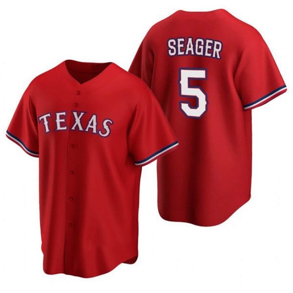 seanshop  Texas Rangers #5 Corey Seager Red  Cool Base Stitched Jersey