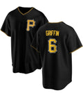 seanshop  Pittsburgh Pirates #6 Konnor Griffin Black  Cool Base Stitched Jersey