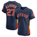seanshop Houston Astros #27 Jose Altuve Navy  Alternate 2 Elite Player Jersey