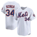 seanshop  New York Mets #34 Kodai Senga White  Home Limited Player Jersey
